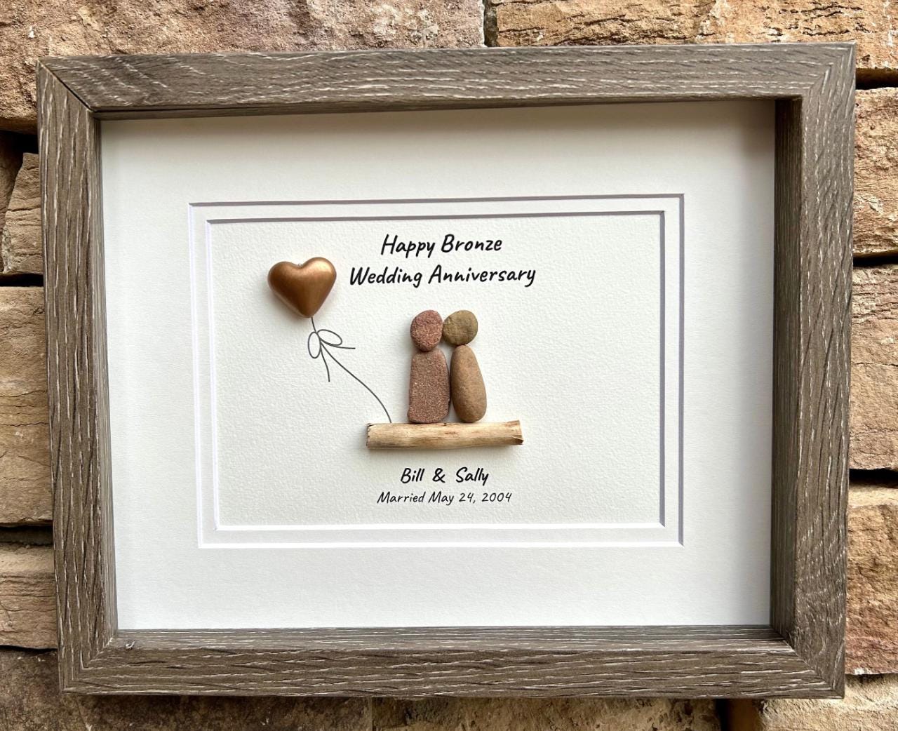 Custom Anniversary Art - Personalized Gift For Any Year (1st, 2nd 3rd, 4th, 5th, 6th, 7th, 8th, 9th...25th, 35th, 45th, 55th, 65th, etc.)