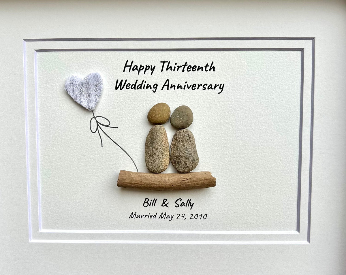 13th Wedding Anniversary Gift | Personalized Gift for Lace Thirteenth Anniversary | Lace Anniversary Gift for Wife, Husband, Friends