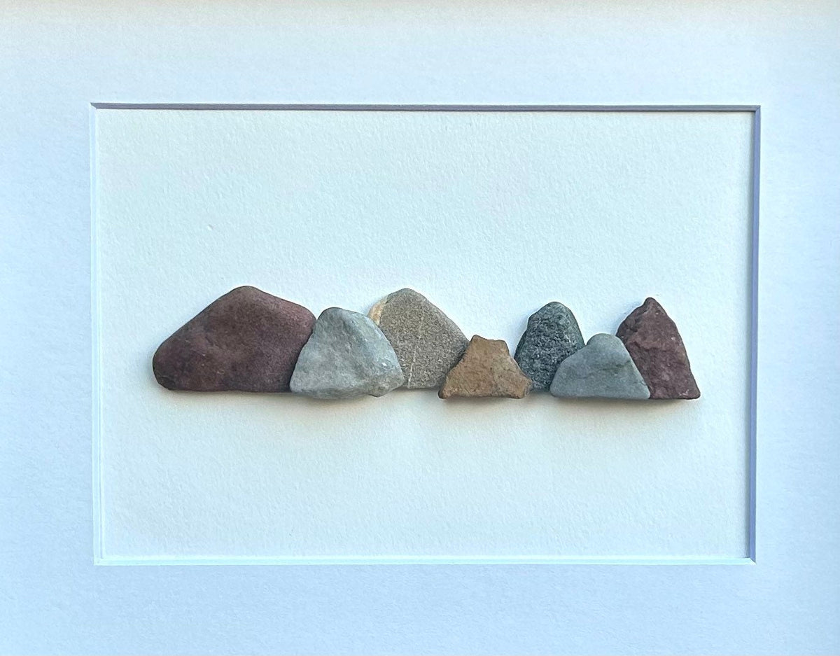 Colors of the Mountains | Rocky Mountains | Mountain Views | Mountain Range | Frame Original Mountain Art | 8x10 Pebble Art