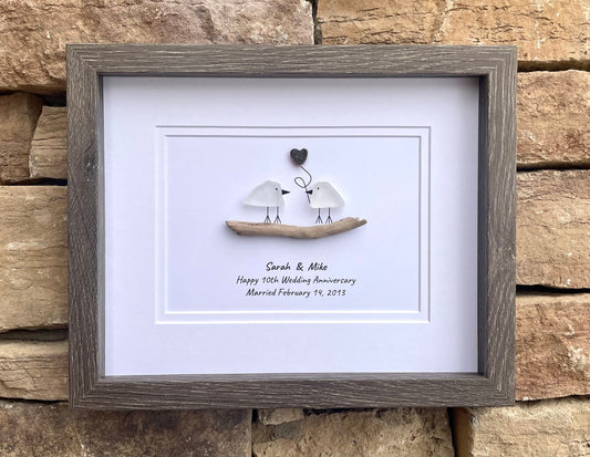 Little Chick Art | Duck Art | Chicken Art | Gift for Newborn | Yellow and Orange | Baby Shower Gift | Nursery Wall Decor | 8x10 Pebble Art