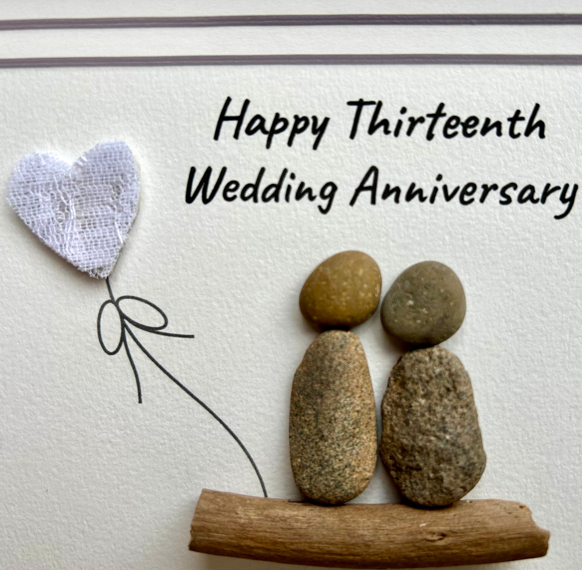 13th Wedding Anniversary Gift | Personalized Gift for Lace Thirteenth Anniversary | Lace Anniversary Gift for Wife, Husband, Friends