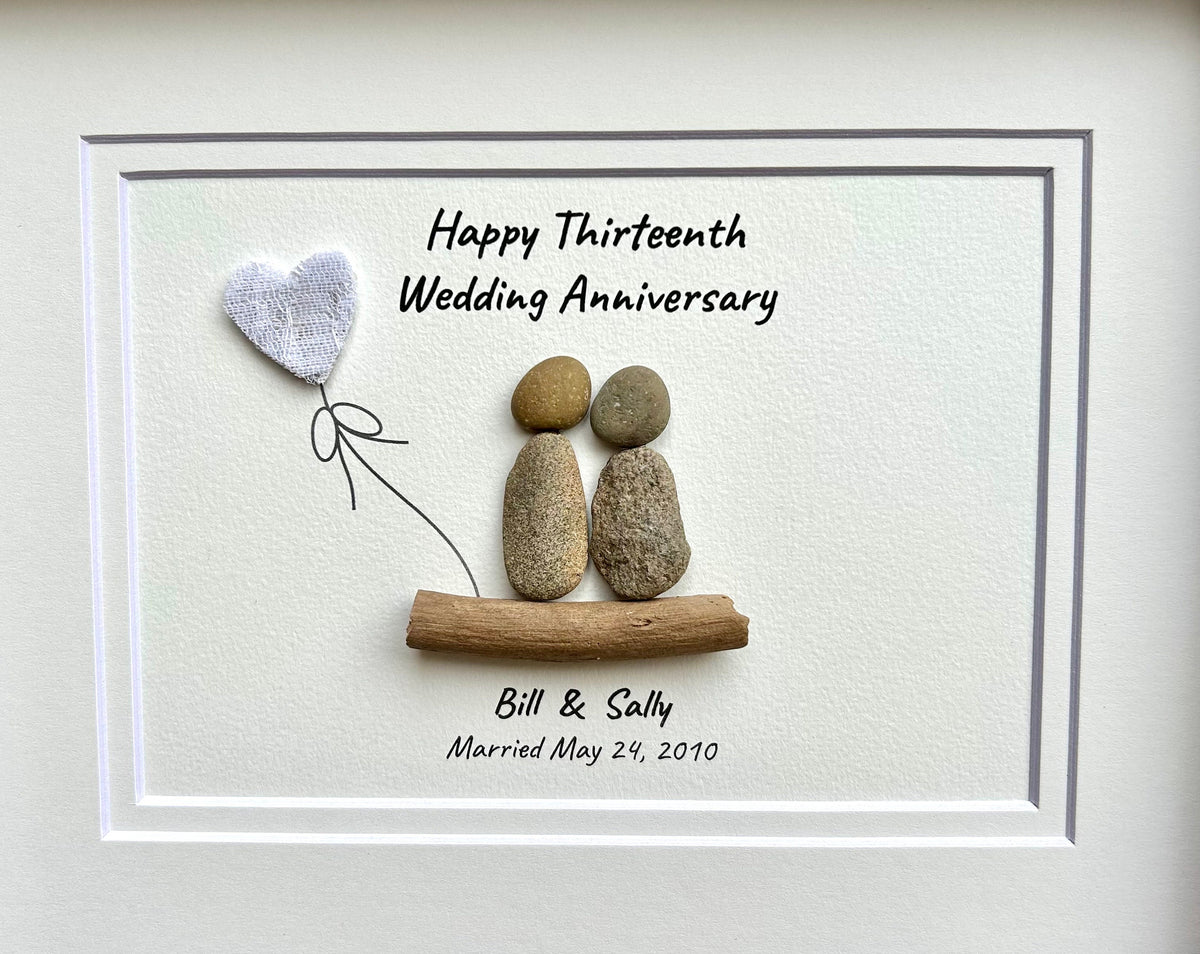 13th Wedding Anniversary Gift | Personalized Gift for Lace Thirteenth Anniversary | Lace Anniversary Gift for Wife, Husband, Friends