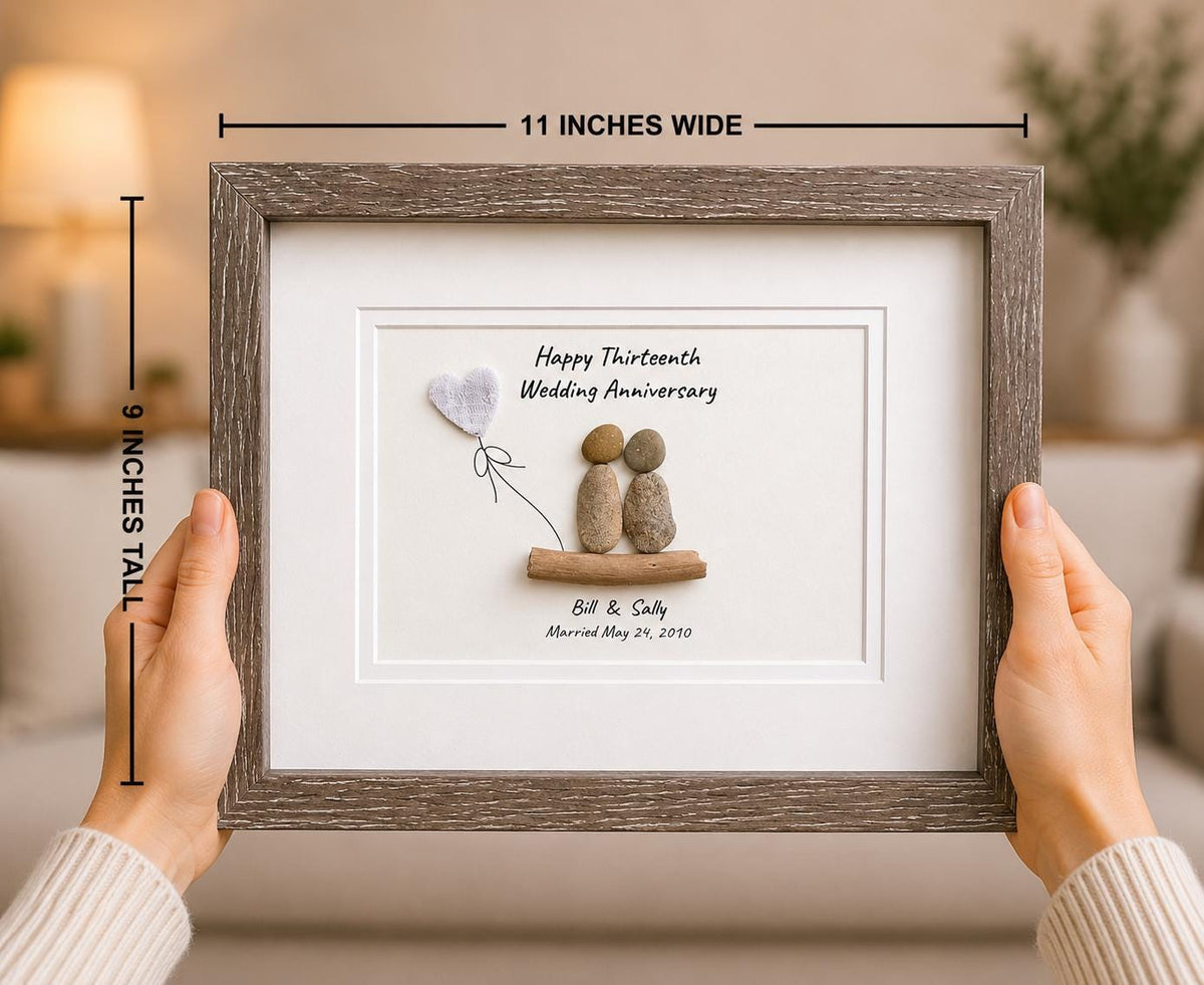 13th Wedding Anniversary Gift | Personalized Gift for Lace Thirteenth Anniversary | Lace Anniversary Gift for Wife, Husband, Friends