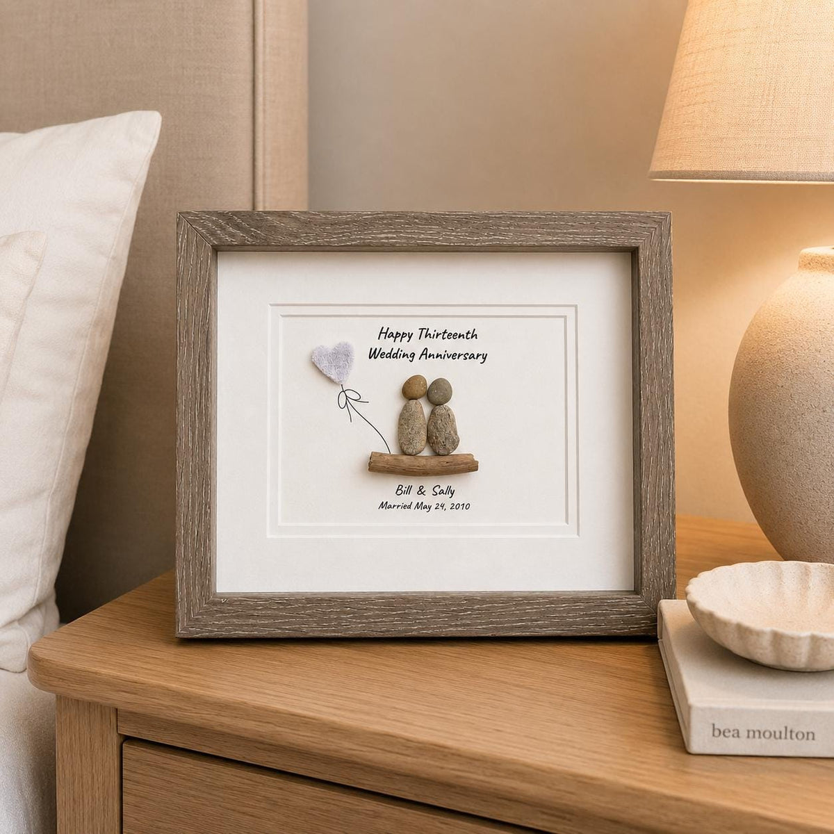 13th Wedding Anniversary Gift | Personalized Gift for Lace Thirteenth Anniversary | Lace Anniversary Gift for Wife, Husband, Friends