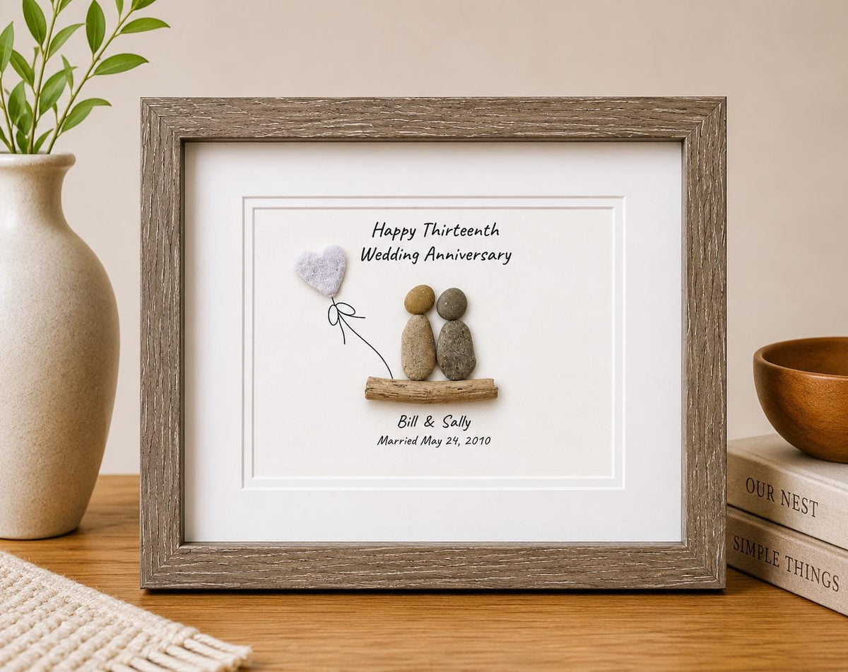 13th Wedding Anniversary Gift | Personalized Gift for Lace Thirteenth Anniversary | Lace Anniversary Gift for Wife, Husband, Friends