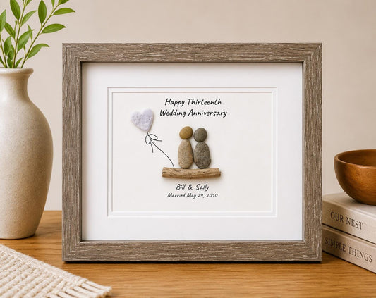 13th Wedding Anniversary Gift | Personalized Gift for Lace Thirteenth Anniversary | Lace Anniversary Gift for Wife, Husband, Friends