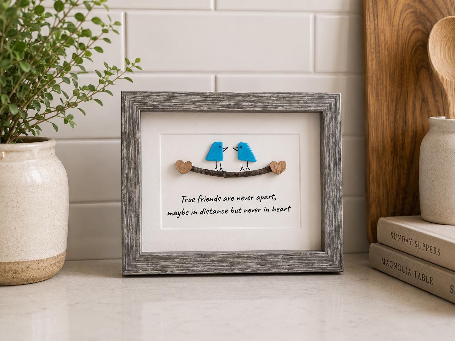 Long Distance Friend | Sea Glass Art