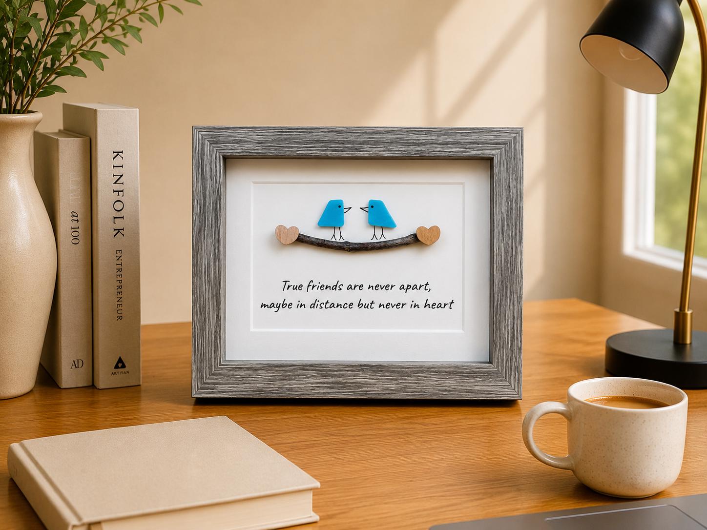 Long Distance Friend | Sea Glass Art