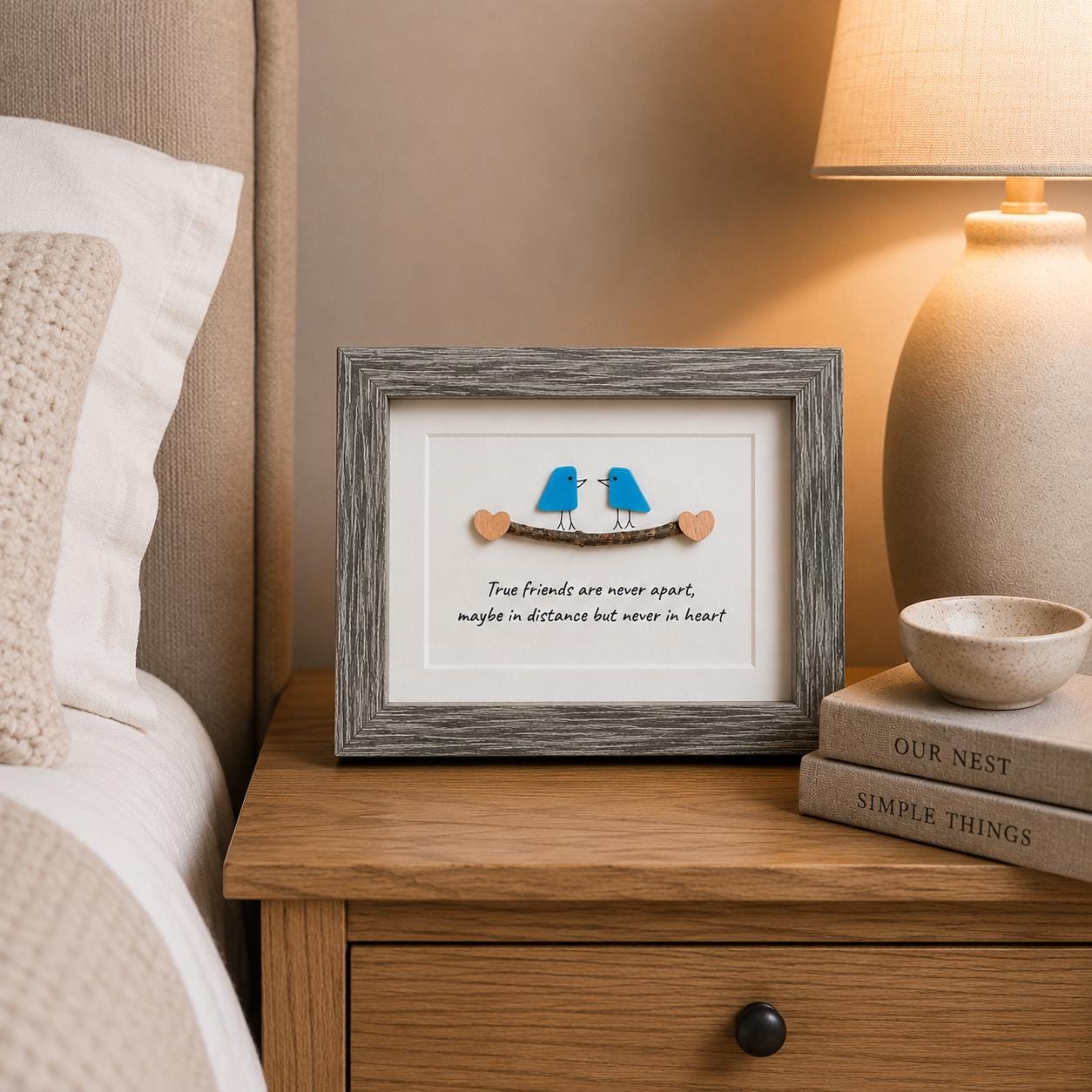 Long Distance Friend | Sea Glass Art