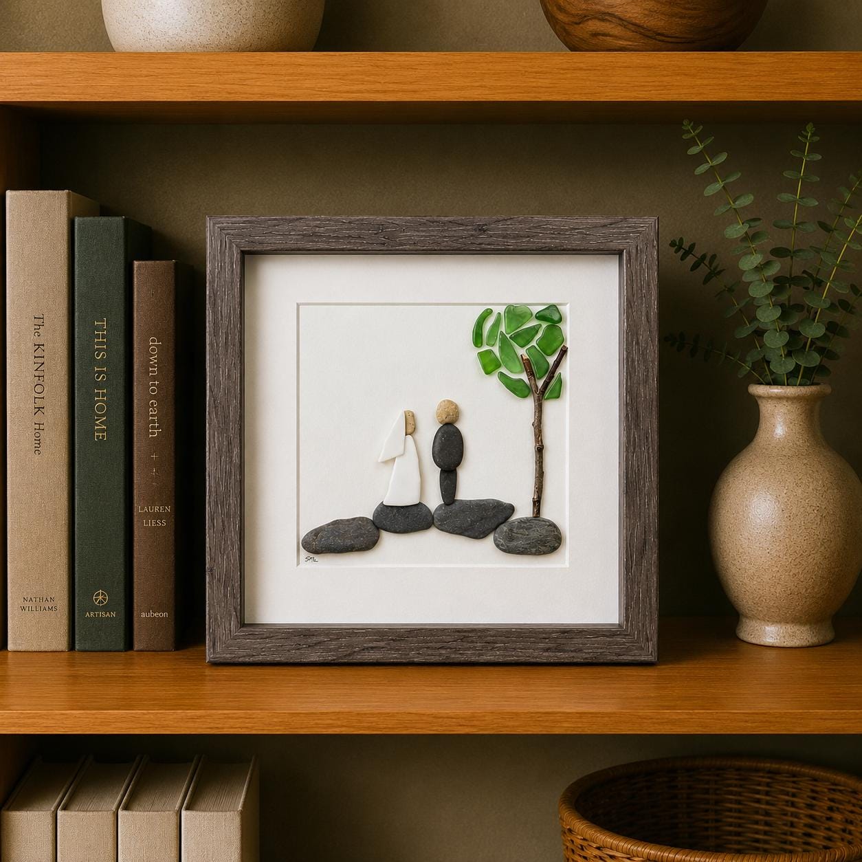 Bride and Groom | Handmade Artwork | Handmade Gift | Newly Weds | Wedding | Unique Marriage Gift | Unique Wedding Gift | Wedding Celebration | Pebble Art Wedding |