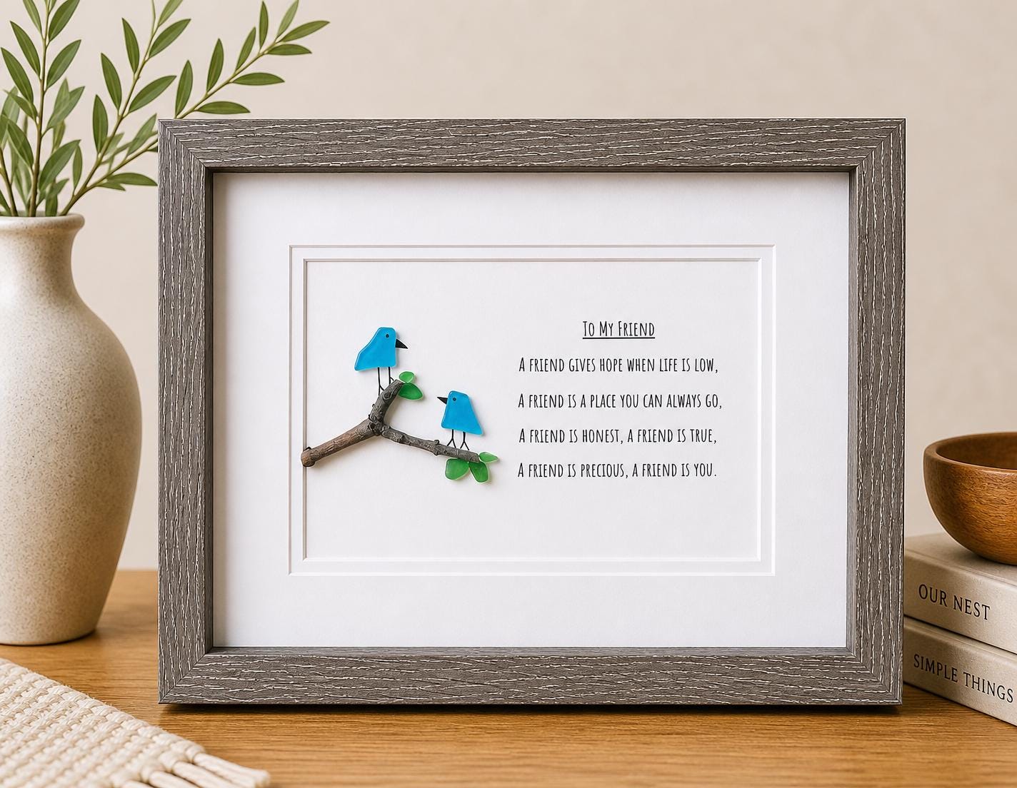 Friendship Poem | Sea Glass Birds