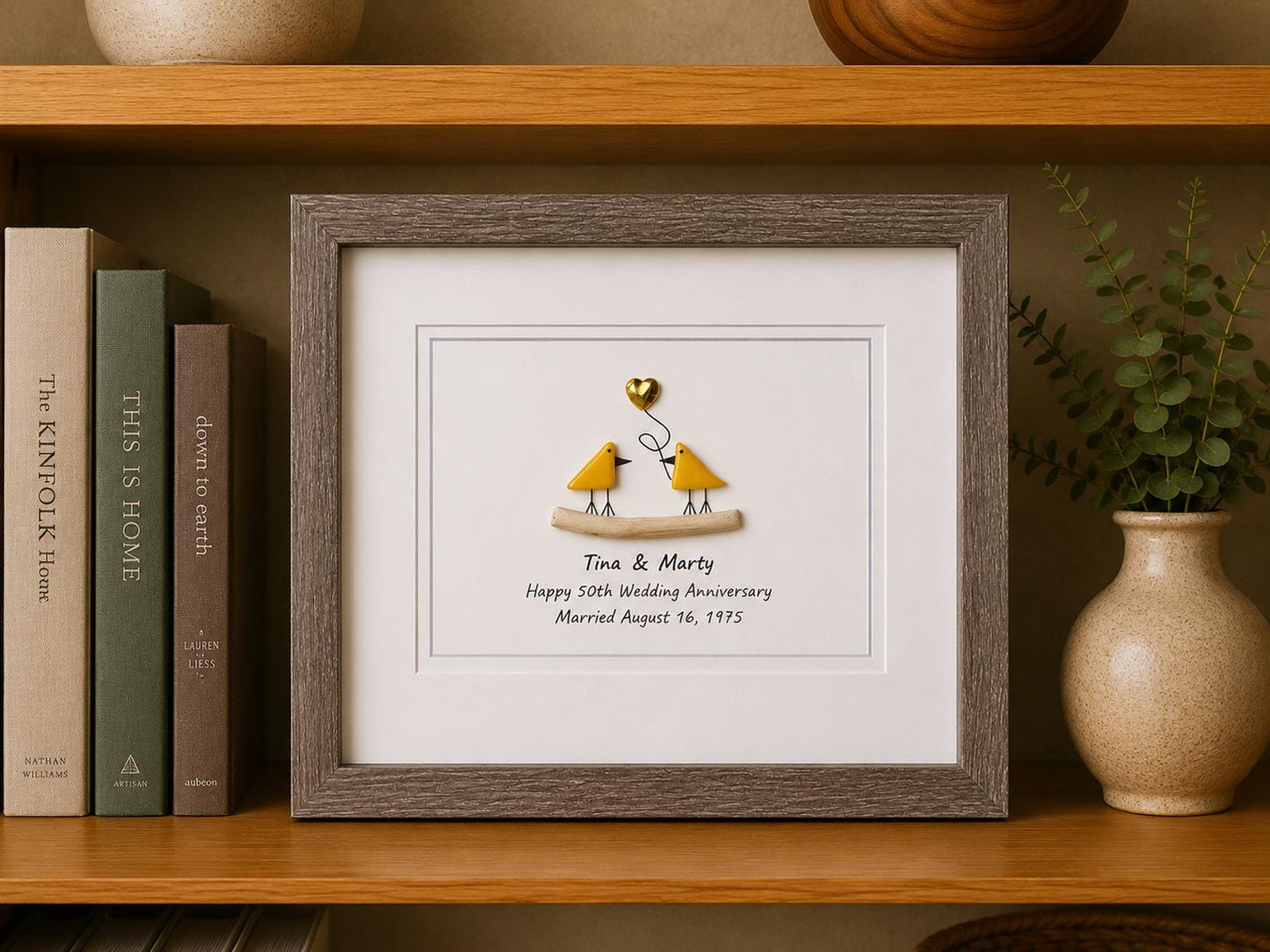 50th Anniversary Gift | Golden Wedding Anniversary Personalized 8x10 Artwork