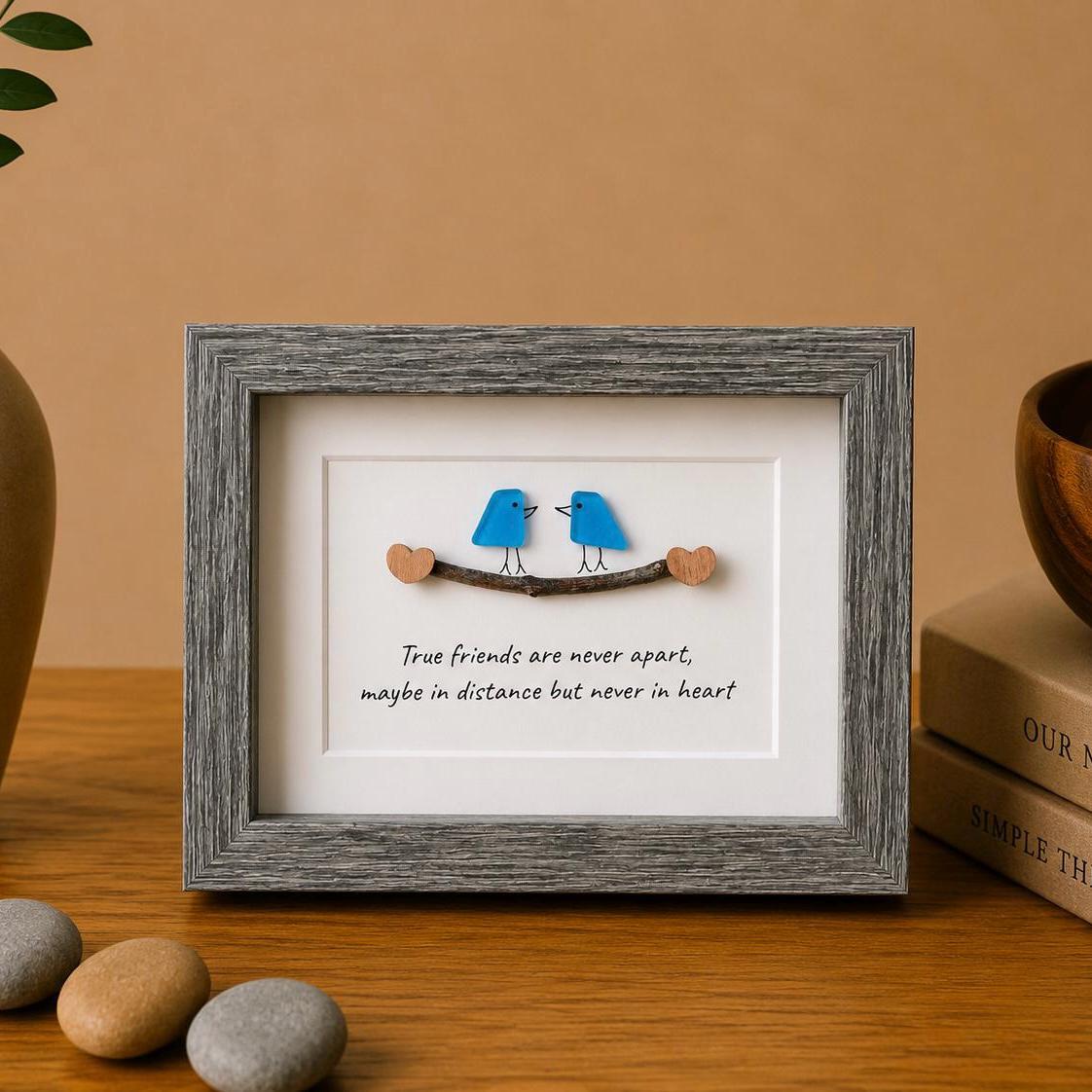 Long Distance Friend | Sea Glass Art