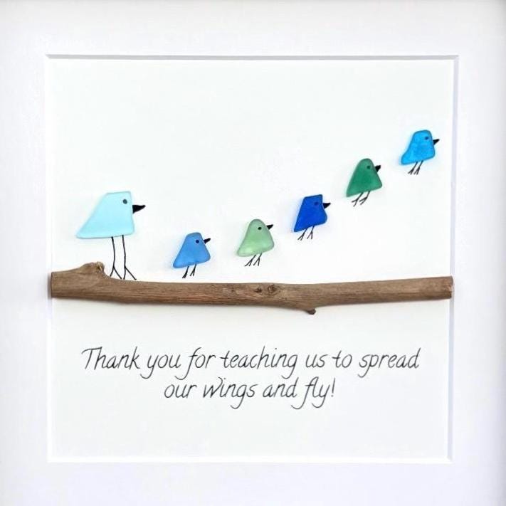 Sea Glass Teacher Gift, Thank You Teacher Gift, Teacher Appreciation Gift, Mentor Gift, End of Year Teacher Gift